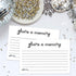 50 Share a Memory Cards, 4x6 Inch, Going Away Party Decorations, Funeral Guest Book for Celebration of Life