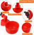 30 Pack 3/8 Inch Cedilis Chicken Water Cup, Automatic Drinking Cups for Chickens, Thread Poultry Water Cups, Chicken
