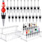Menkxi 20 Pcs Beadable Wine Bottle Stoppers and 16 Slot Clear Acrylic