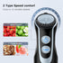 FRESKO Immersion Blender, 4-in-1 Stainless Steel Hand Stick Blender with 12-Speeds & Turbo Mode for Smoothies & Soup