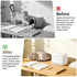 5 Countertop PAVSTINE Mini Trash Can for Desk with Rolls of Trash Bags, Small Press-Top Garbage Bin, Removable Waste