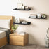 Set 3) RYOFOBETTO Floating Shelves for Wall Decor Bathroom Shelves Over Toilet, Farmhouse Wall Shelves for Living Room