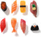 Cute Sushi Fridge Magnet, Japanese Food Fun Magnets for Refrigerator, Fake Sushi Food Play Toys for Kitchen Decoration