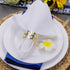 LogHog Delicate Christmas Gold Napkin Rings - Set of 12, Ideal Table Setting Napkin Buckles for Christmas, Thanksgiving