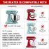 Flex Edge Beater for KitchenAid, 4.5-5 Quart Mixer Attachments, Pouring Shield & Flex Edge Beater