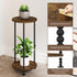 2 23" YINMIT Plant Stand Indoor, Tier Small Plant Stand, Tall Metal Spindle Poles Plant Stands, Corner Flower Pot
