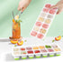 Ice Cube Trays, 4 Pack Durable Stackable Trays with Spill-Resistant Lids, Easy-Release Silicone Ice Maker