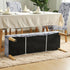 54 Inch Waterproof Dining Bench Cover Printed Stretch Rectangle Kitchen Bench Seat Slipcover for Dining Room