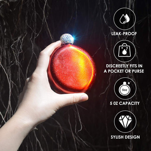 Flask for Women in Red