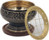 DharmaObjects Charcoal Incense Burner, Decorated Brass