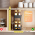DABIGE 3 Packs Need:12'' Highx11'' Deepx5'' 10 2 Pull Out Spice Rack Organizer for Cabinet, Slide Out Spice Racks
