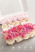 24pcs Ling's Moment Artificial Flowers Fake Silk Hydrangea Faux Peony Foam Roses Combo for DIY Wedding Bouquet