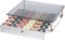 Nifty Rolling Coffee Pod Drawer with Glass Top & Chrome Finish, Compatible with K-Cups, 36 Pod Pack Holder for Kitchen