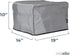 Crutello 6 Slice Toaster Oven Cover with Storage Pockets, Heavy Duty Small Appliance Dust Cover for Kitchen