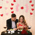 Whaline 4 Pack Heart Garland Banners, Valentine's Day String for Wedding, Party, Home Decorations