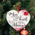 FaCraft Mom Memorial Christmas Ornaments, 3" Mom Christmas Tree in Heaven Ornaments Sympathy Gift for Loss of Mother