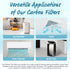 Breathe Naturally Universal Cut to Fit Carbon Activated Air Filter - Replacement Charcoal Filters Made in USA
