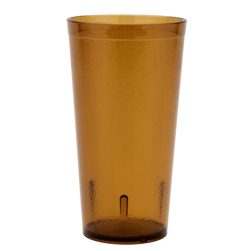 G.E.T. Heavy-Duty Plastic Restaurant Tumblers, 20 Ounce, Amber (Set of 4) 6620-1-A-EC
