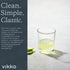 Vikko 5 Ounce Small Juice Glasses, Heavy Base Glassware, Set of 12 Clear Tumblers for Drinking