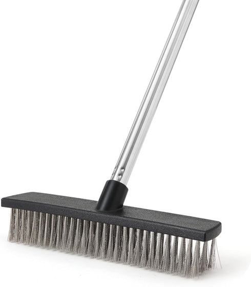 Yocada Stainless Steel Wire Scrub Brush with 65" Long Handle Heavy Duty