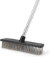 Yocada Stainless Steel Wire Scrub Brush with 65" Long Handle Heavy Duty