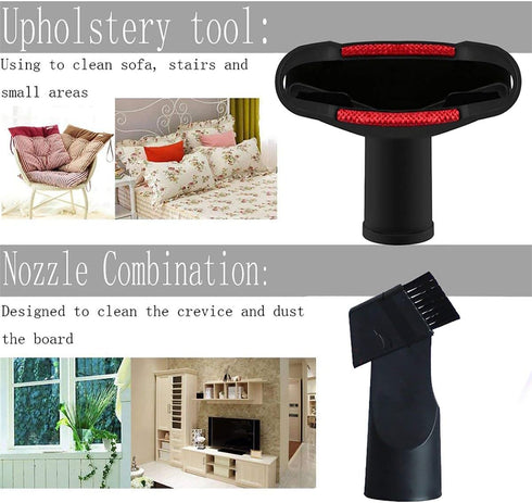 Vacuum Attachments for Standard Hose - 32mm (1-1/4 inch) or 35mm (1-3/8 inch) Accessories Brush Nozzle