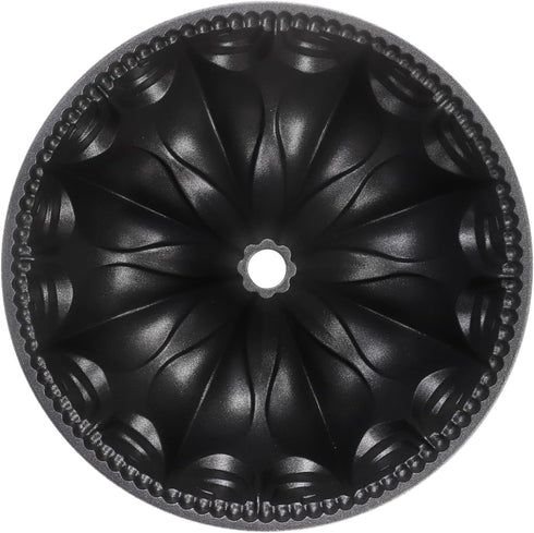 Frcctre 9 Inch Non-Stick Fluted Cake Pan, 12 Cups Heavy Duty Tube Baking Mold for Homemade DIY Cake