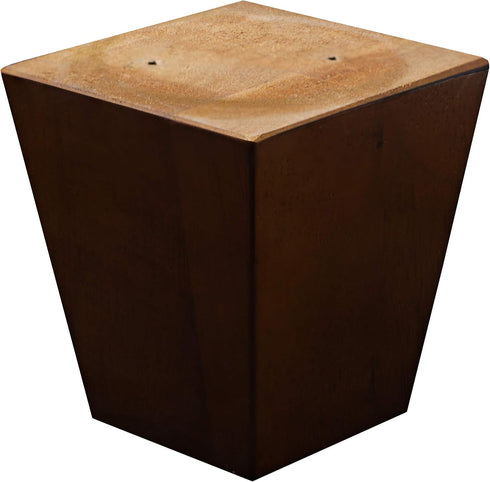 Legs for Furniture, Sofa Ottoman and Chair 4" Wood Feet Replacement, Set of 4 Square Tapered Pyramid Feet