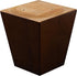 Legs for Furniture, Sofa Ottoman and Chair 4" Wood Feet Replacement, Set of 4 Square Tapered Pyramid Feet