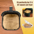 7.5 Inch Air Fryer Parchment Paper Liners, 150 Pcs Non-stick Disposable Liners for 2-5 QT Frying, Baking