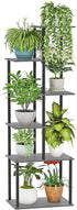 Plant Stand Indoor, 6-Tier Tall Plant Shelf Multiple Metal Wood Flower Pot