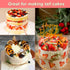 BYKITCHEN 12 Inch Cake Collar, Large Clear Acetate Sheets for Chocolate Mousse DIY Cake Wrapping