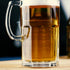 BaveL Style Extra Large Beer Mug, 34 Ounce Glass Mug with Handle, One Liter German Beer Stein