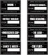 BLUE PANDA 25 Pack Bachelorette Mugshot Signs with Height Chart - Party Decorations