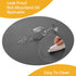 Set 4 15 inch Set 4) Myir JUN Round Placemats of Faux Leather Place Mats and Coasters Round Table Mats Dual Sided