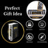 Set 3 Decorative Books for Home Decor - Black and Gold Foiled Decor Books for Coffee Table - Decorative Hardcover