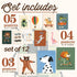 Aroutde 12Pcs Cartoon Animal Canvas Wall Decor Nursery Room Playful Animals Prints Modern Artwork for Kids Room