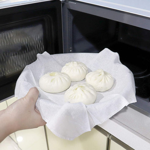 5pcs Yarn Fabric Breathable Bamboo Steamer Cloth: Non-Stick Gauze Filter Drawer Fabric for Steamed Rice Dumplings
