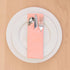 Encasa Cotton Cloth Napkins | Set of 12 | Peach Solid Color | Size 17"x17" | Machine Washable