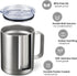 MEWAY 12oz Coffee Mug with Handle, Stainless Steel Insulated Travel Tumbler for Hot & Cold Drinks