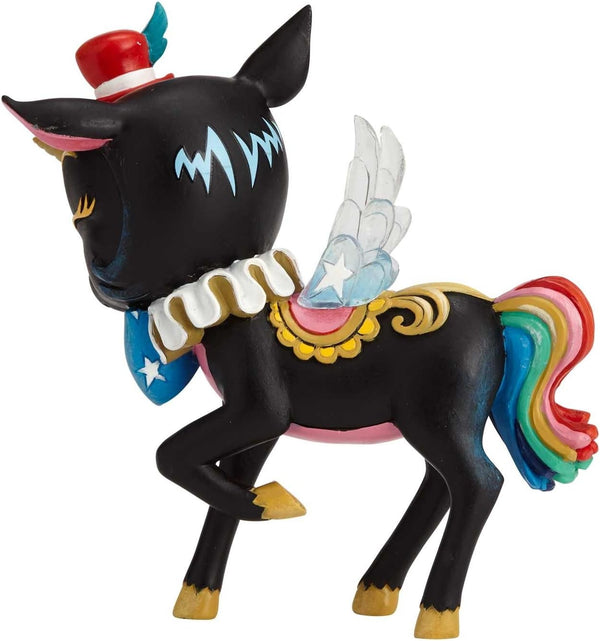 Enesco - The World of Miss Mindy Night Unicorn Stone Resin Figurine, Multicolor