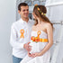 Little Cutie Citrus Maternity Sash, Orange Clementine Flower Crown, Mom to Be & Daddy to Be Corsage, Autumn Baby Shower