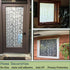 Finnez Bamboo Frosted Window Film for Privacy, Perfect for Bathroom Livingroom and Office (17.5" x 78.7")