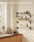 VMROF Floating Shelves for Wall, Wall Mount Book Shelf, Hanging Shelves, Wall Bookshelf for Bedroom, Office, Living