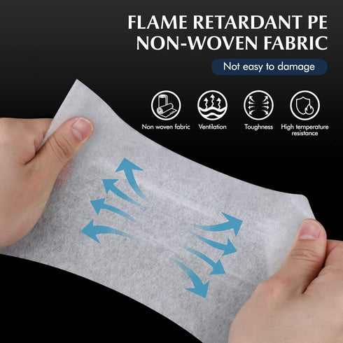 DOITOOL Range Hood Filter Paper Sheets - Anti Oil Proof Paper Stickers for Kitchen Grease Filters, 1000 x 46 cm
