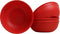 Re-Play 20 Oz. Toddler Bowls for Snack and Dining - Dishwasher & Microwave Safe, Set of 4, Red