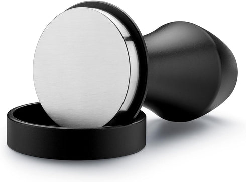Normcore Coffee Tamper 57mm, Spring-loaded V4 Barista Espresso Tamper with 15lb / 25lb / 30lbs Springs, Anodized Handle