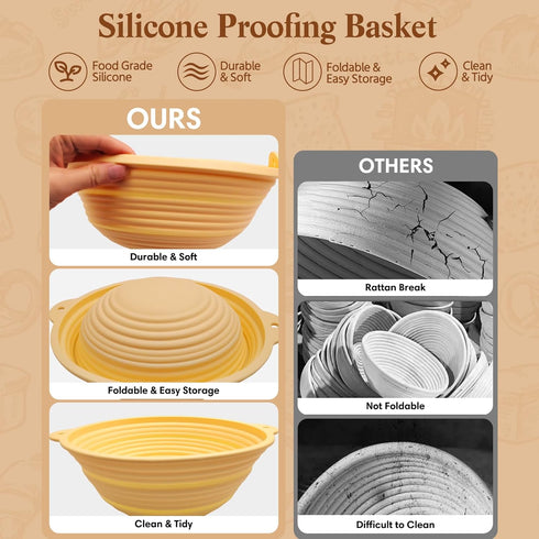 33 Sourdough Bread Baking Supplies, PCS Sourdough Starter Kit, Sour Dough Kit Tools, Bread Making Tools Kits Includes