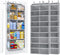 2 Pack 5-Tier Over The Door Organizer with 10 Side Mesh Pockets