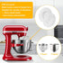 Upgrade KitchenAid Mixers Bowl Covers, Fits 5-6 Quart Stainless Steel Bowl Lift Models KV25G KP26M1X (2 Pack)